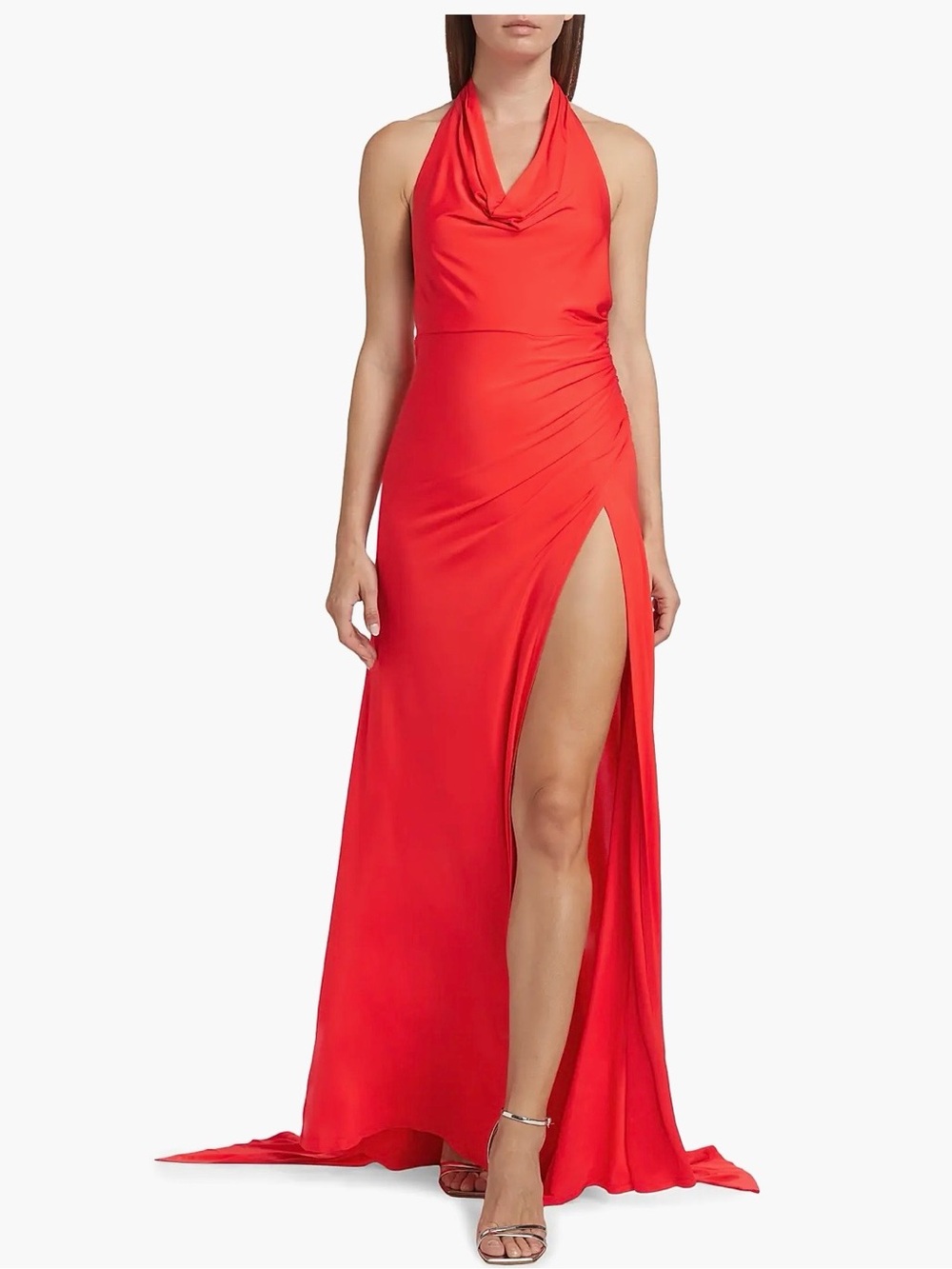 Like New Staud Julius Maxi Dress in Red Rose Size Medium